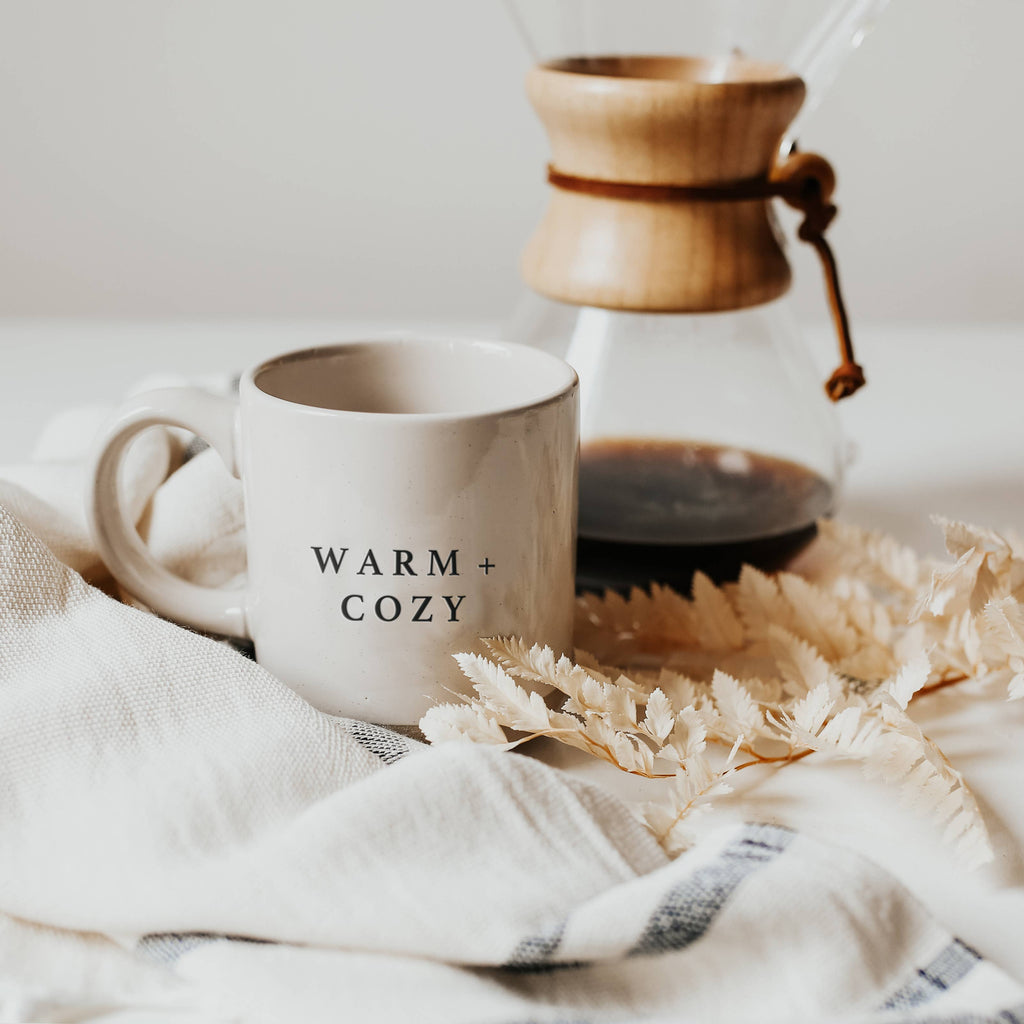 Sweet Water Decor - Warm & Cozy Stoneware Coffee Mug - Fall Decor & Gifts