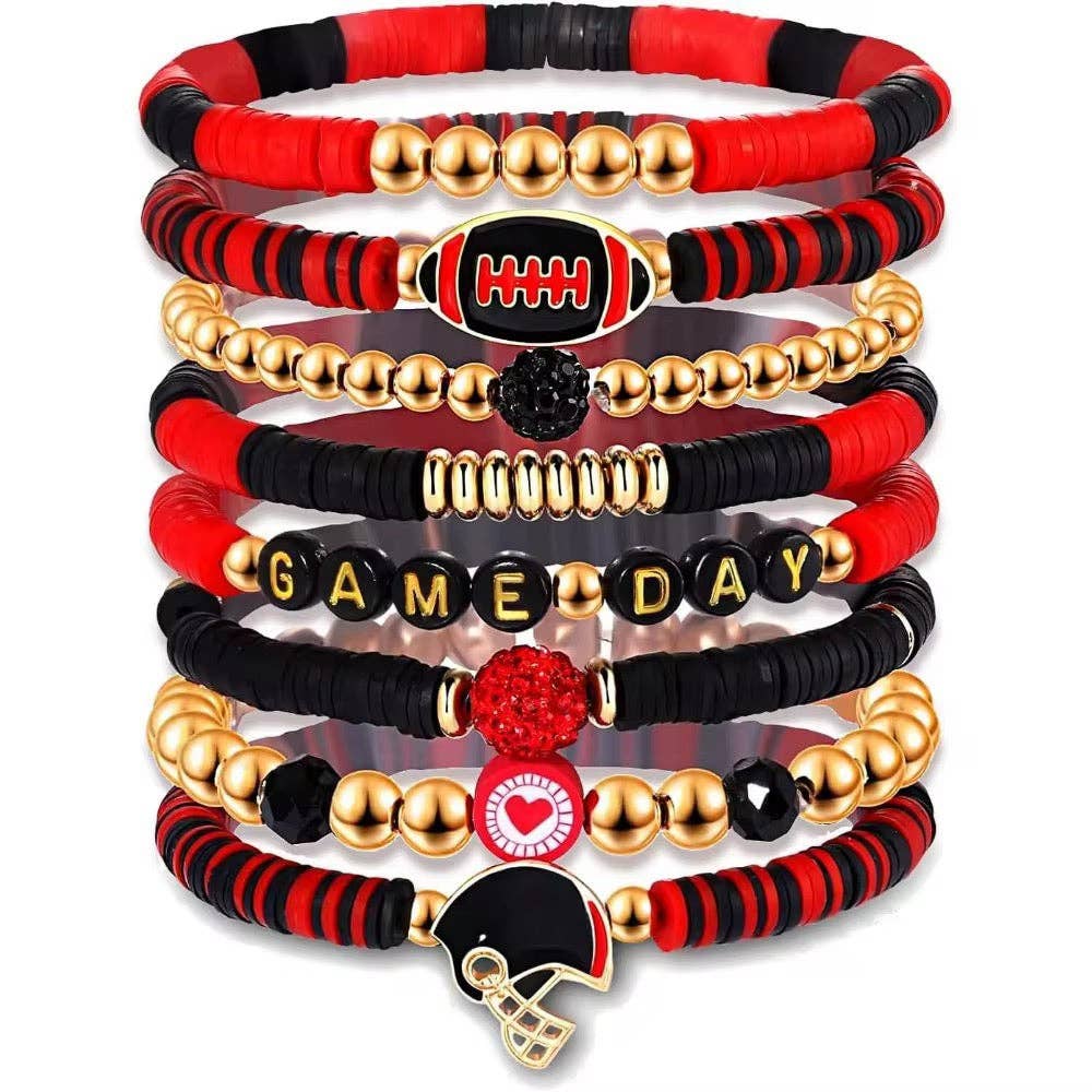 Curated By Suarez - Game Day Wrist Stacks - Football
