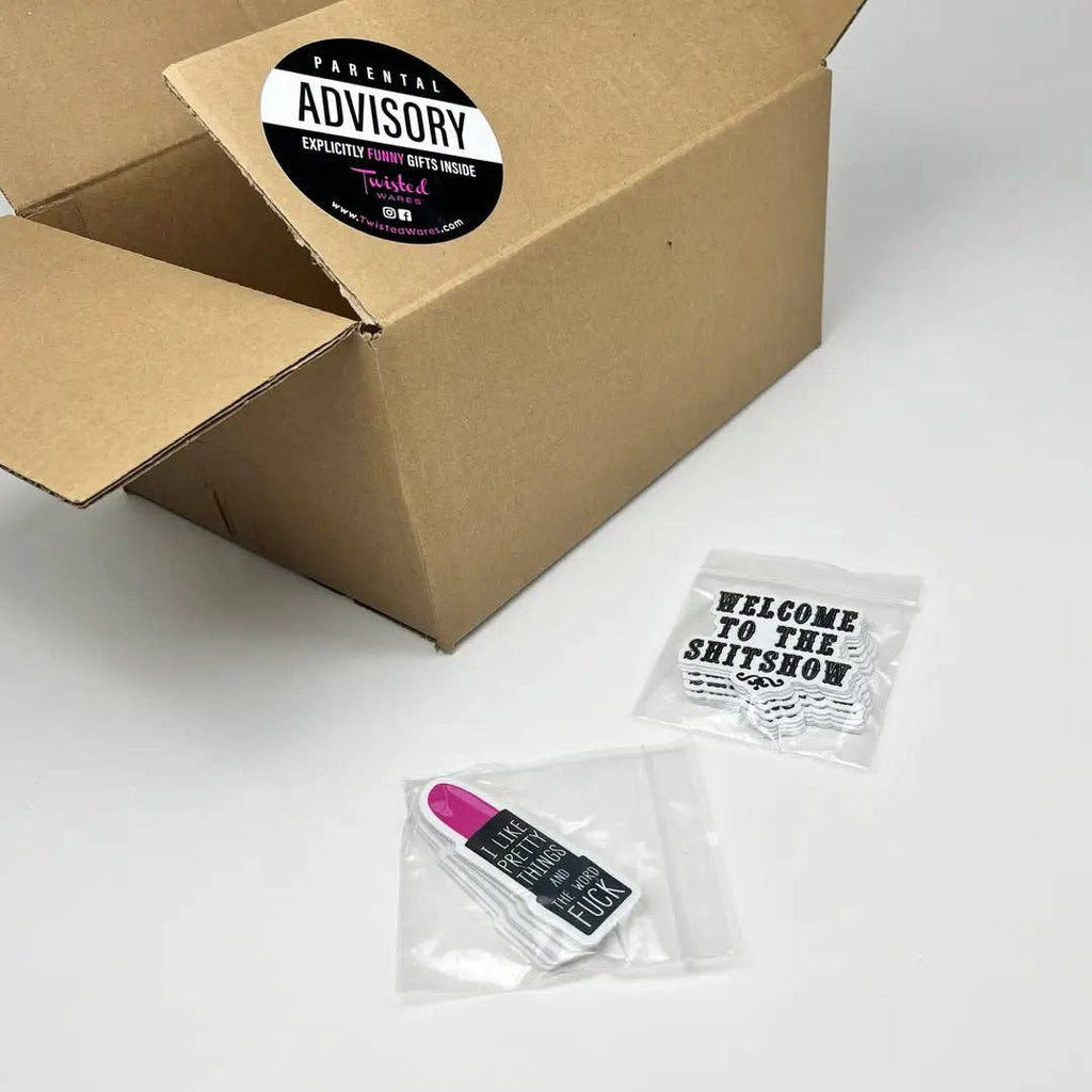 Twisted Wares - Funny Vinyl Sticker | Unfiltered Humor | Bold Gift