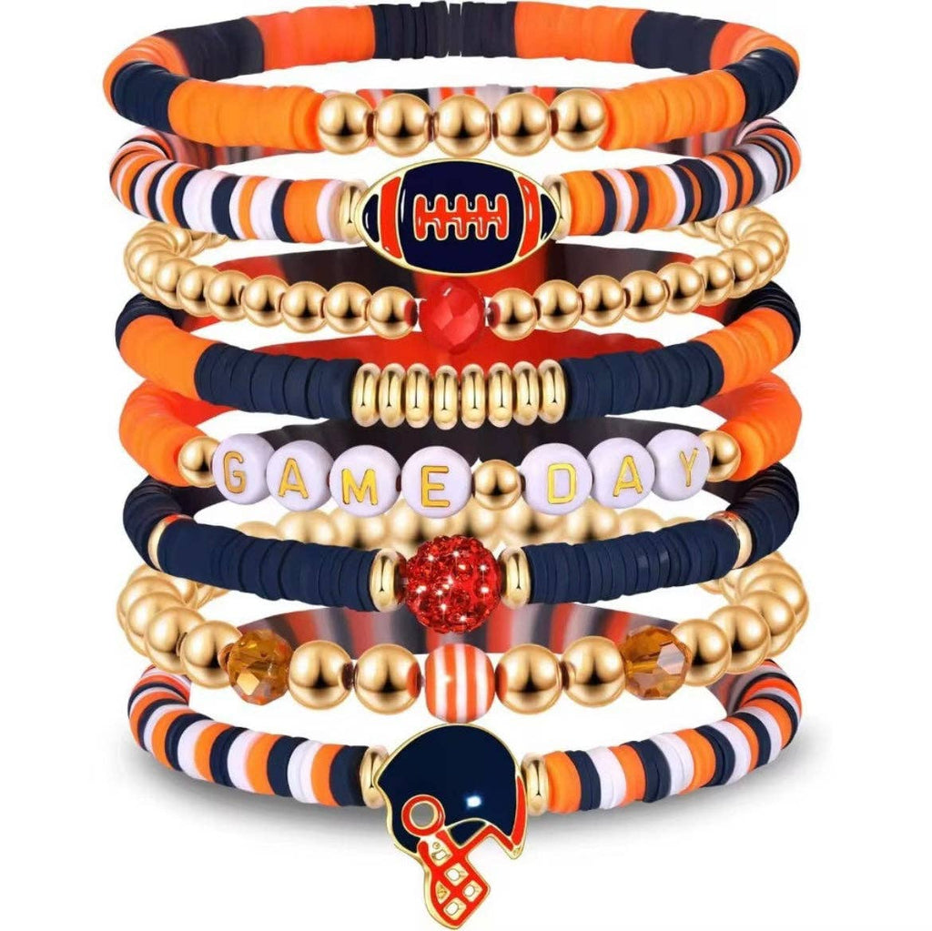 Curated By Suarez - Game Day Wrist Stacks - Football