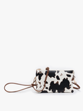 Jen & Co. - Riley Cow 3 Compartment Crossbody/Wristlet | M013COW