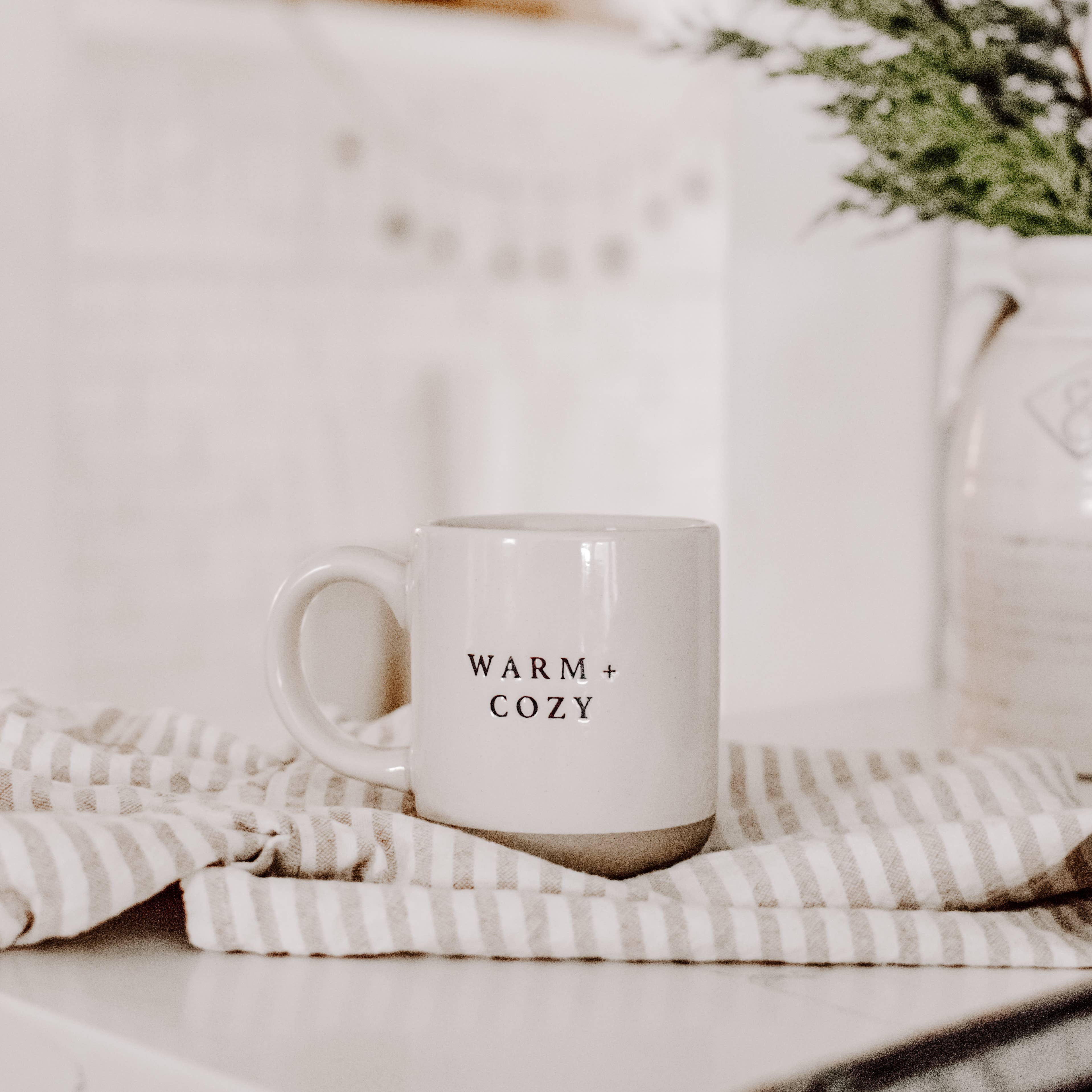 Sweet Water Decor - Warm & Cozy Stoneware Coffee Mug - Fall Decor & Gifts