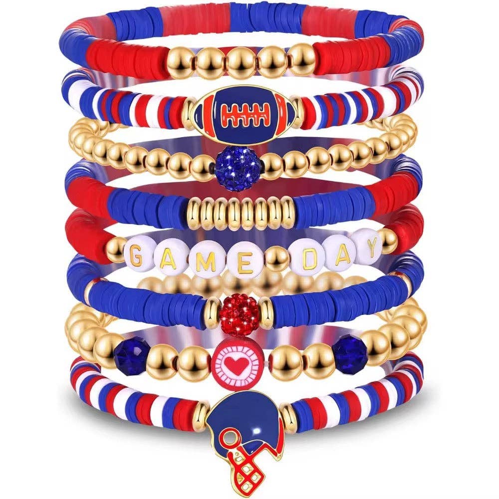 Curated By Suarez - Game Day Wrist Stacks - Football