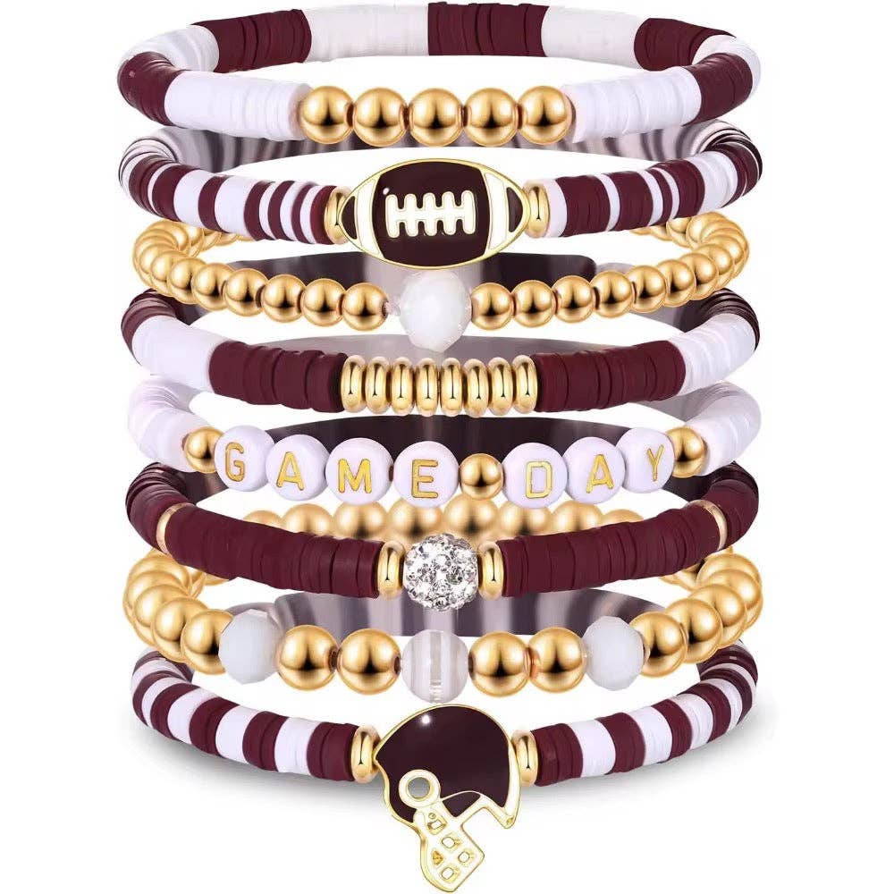 Curated By Suarez - Game Day Wrist Stacks - Football