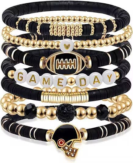 Curated By Suarez - Game Day Wrist Stacks - Football