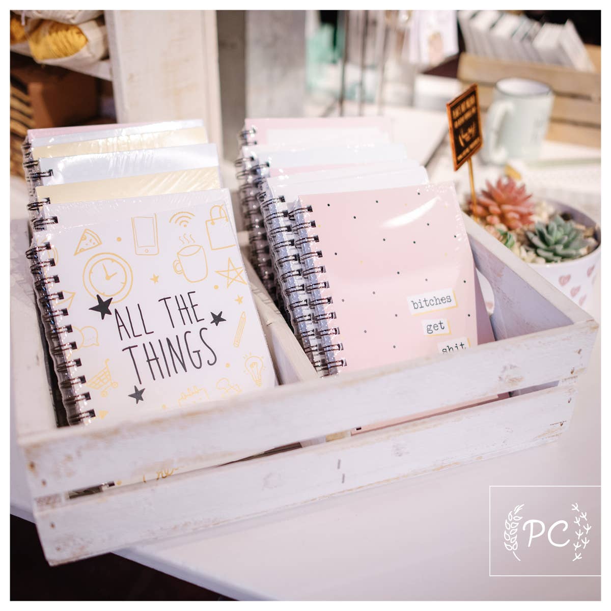 Prairie Chick Prints - Bitches get shit done | note book