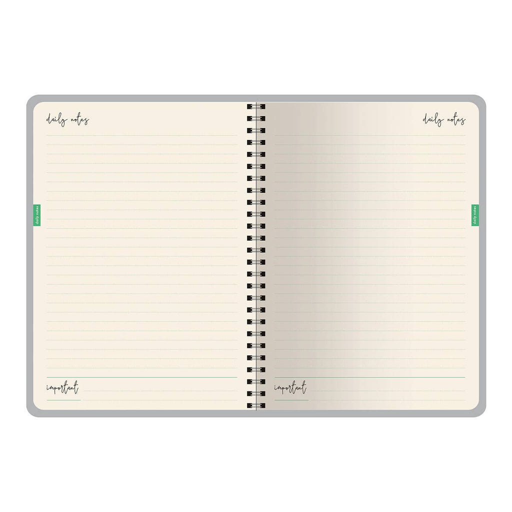 BV by Bruno Visconti - A6 ArtPlanner Spiral Weekly Diary - Black and White Hearts