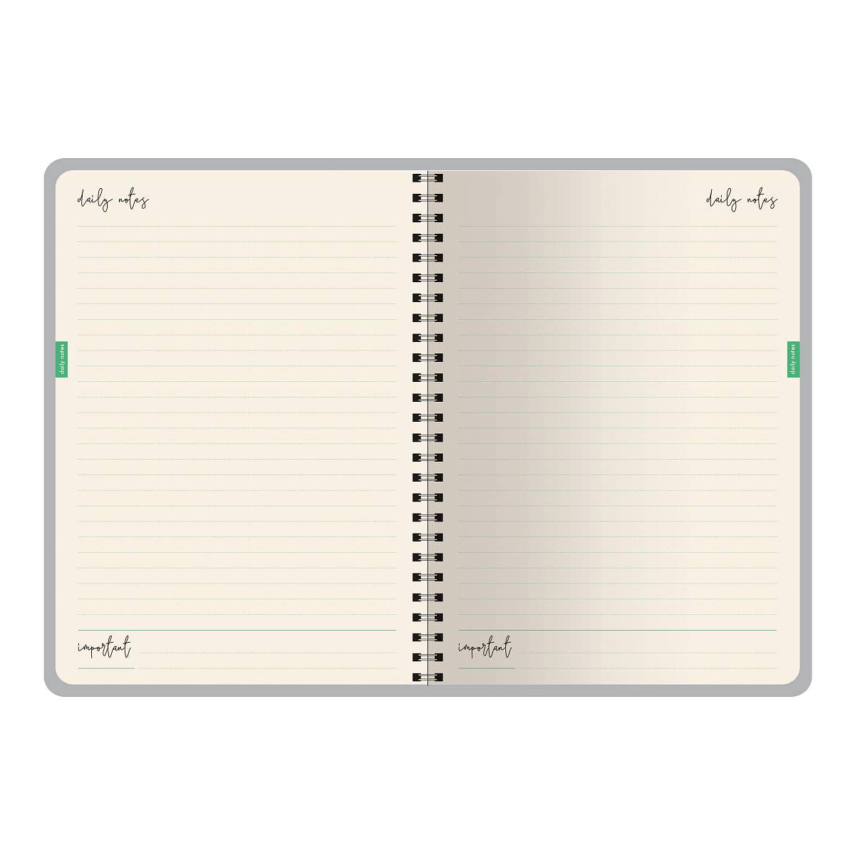 BV by Bruno Visconti - A6 ArtPlanner Spiral Weekly Diary - Black and White Hearts