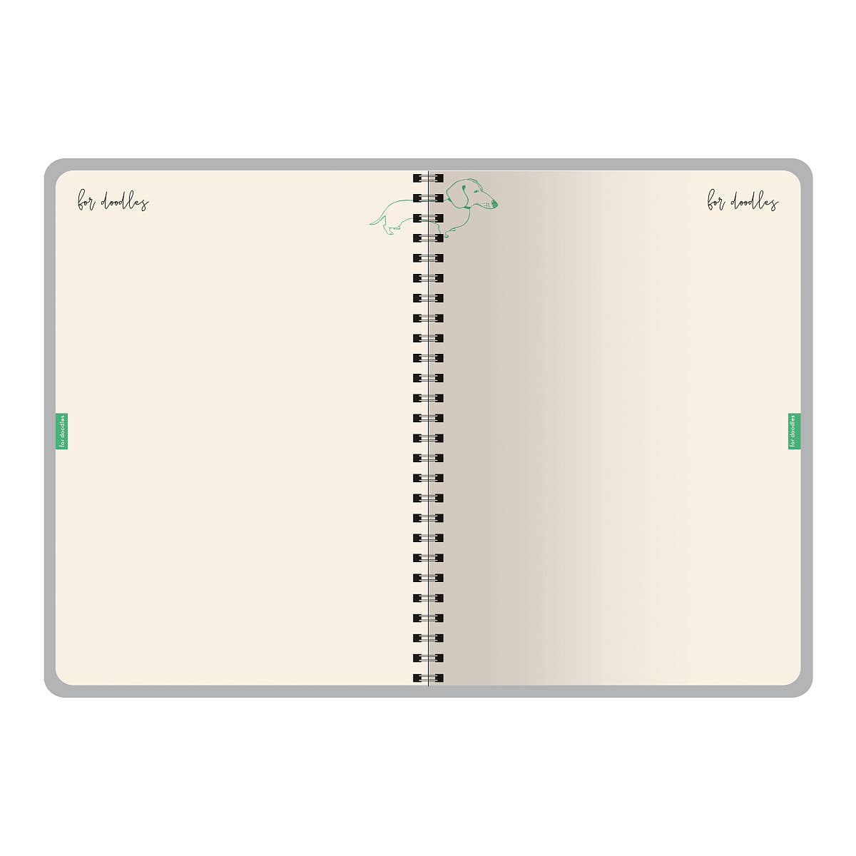 BV by Bruno Visconti - A6 ArtPlanner Spiral Weekly Diary - Black and White Hearts